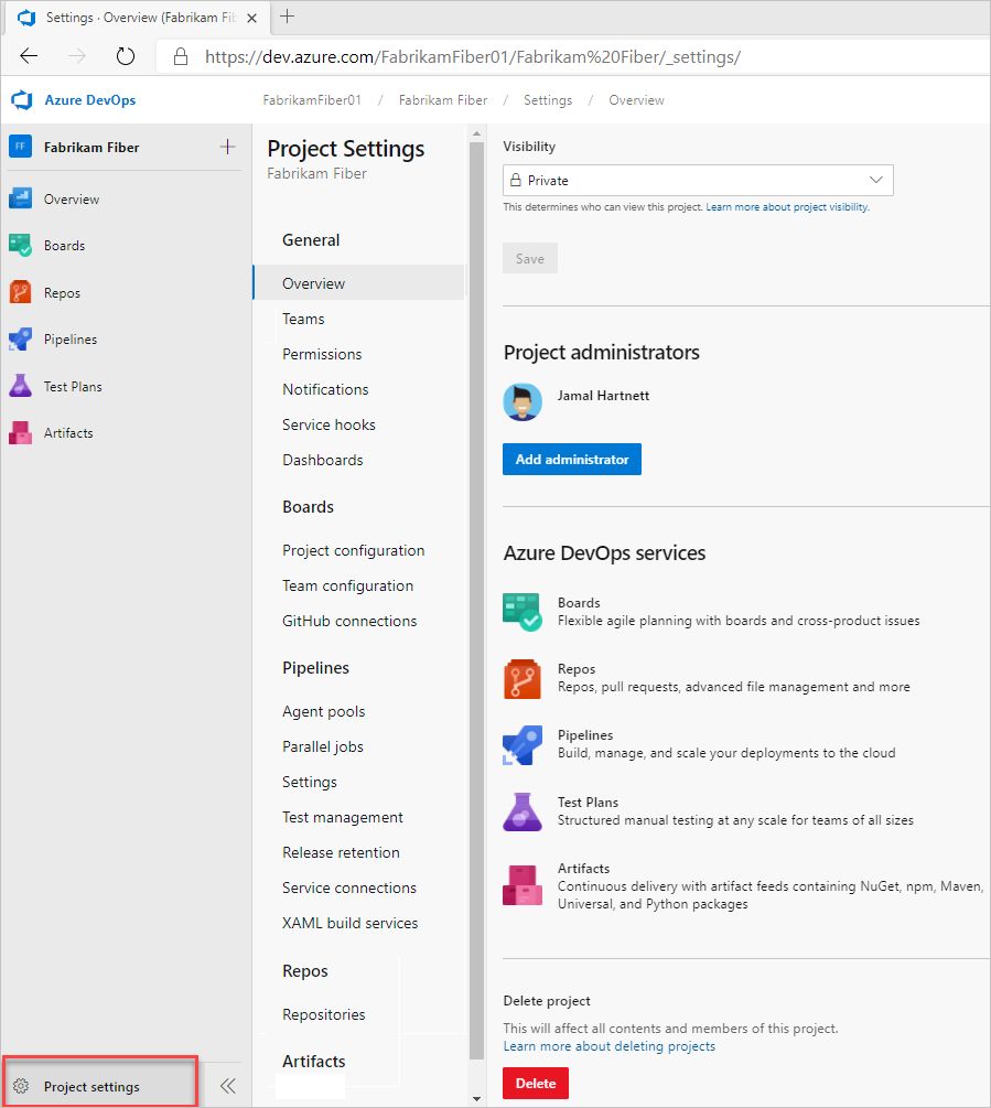 Project Settings